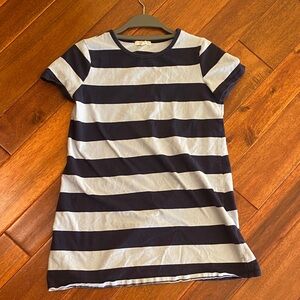 Copper Key light & dark blue Striped T-shirt Dress